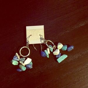 Cute turquoise stone earrings